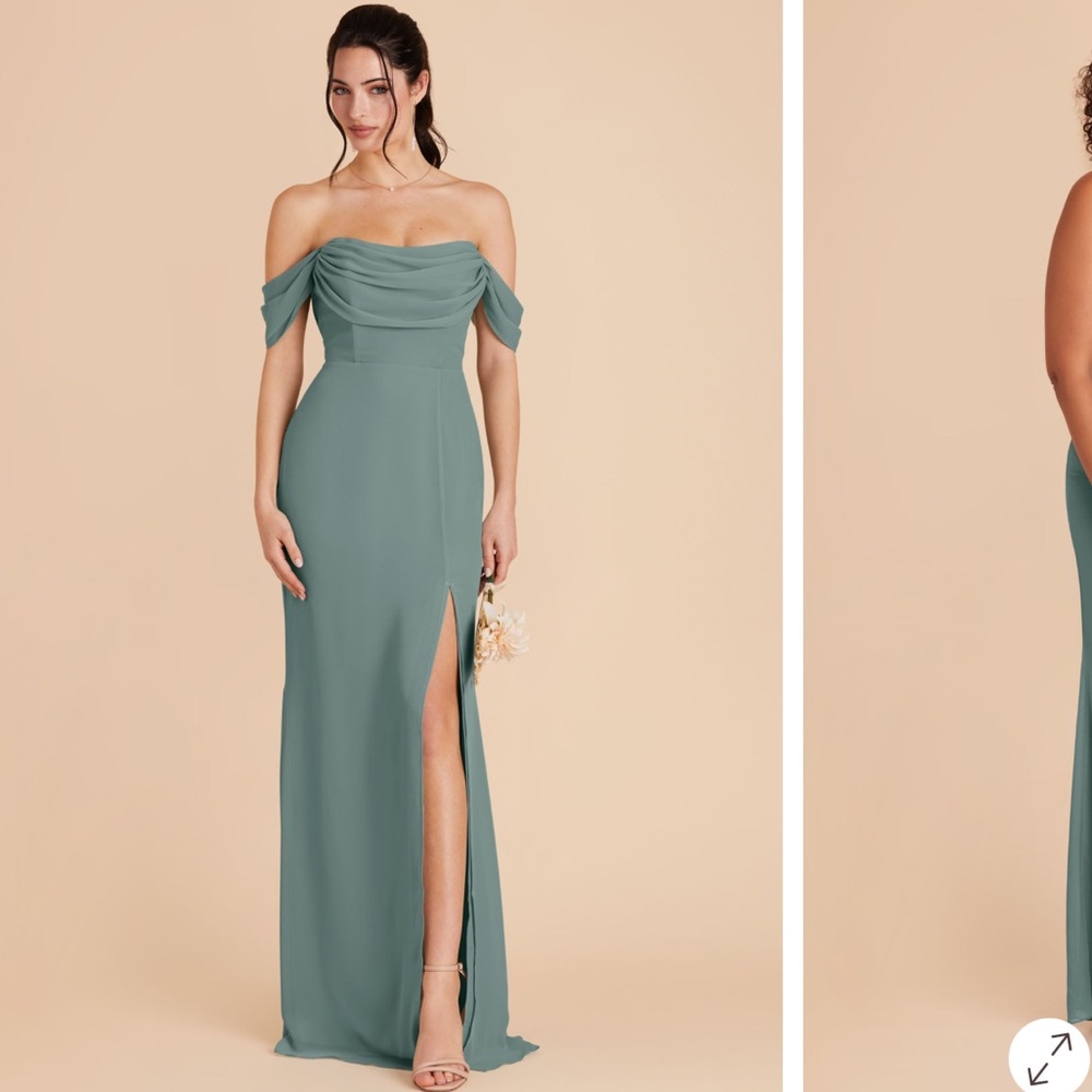 Birdy Grey Bridesmaid Dress Chiffon Sea Glass